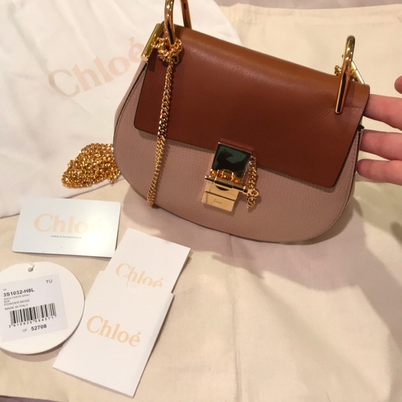 Chloe Handbags - 🆕CHLOE Grained Calfskin Lambskin “Drew” Crossbody